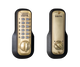 Mechanical Keyless Single Combination Deadbolt Lock - Satin Brass (M210SB) Mechanical Keyless Single Combination Deadbolt Lock - Satin Brass (M210SB)